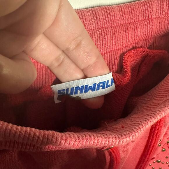 Sunwalker Men's Sun Red Sweatpants Drawstring Pockets 100% Cotton Size XXL - Picture 4 of 11